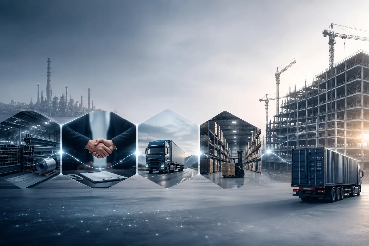 Supply-chain coordination for industrial projects