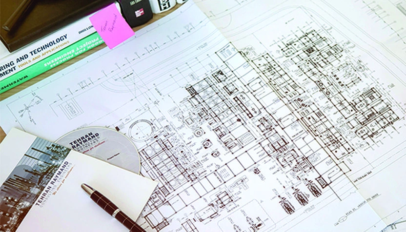 Engineering drawings and technical project material
